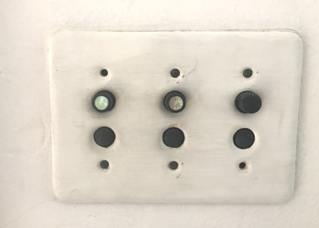 old push button light switches