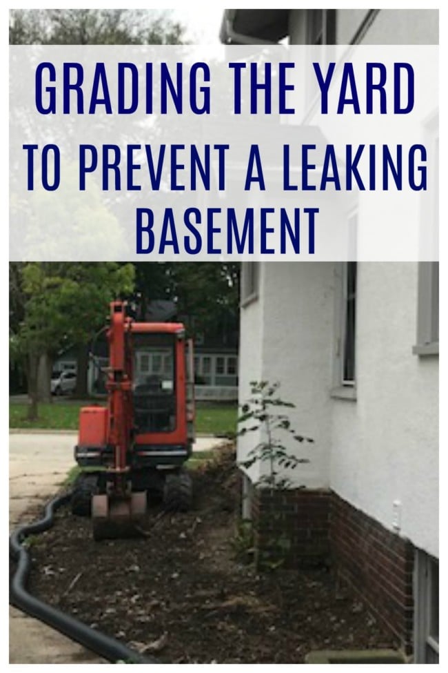 Regrading My Yard To Preventing Water, Landscaping To Prevent Wet Basements