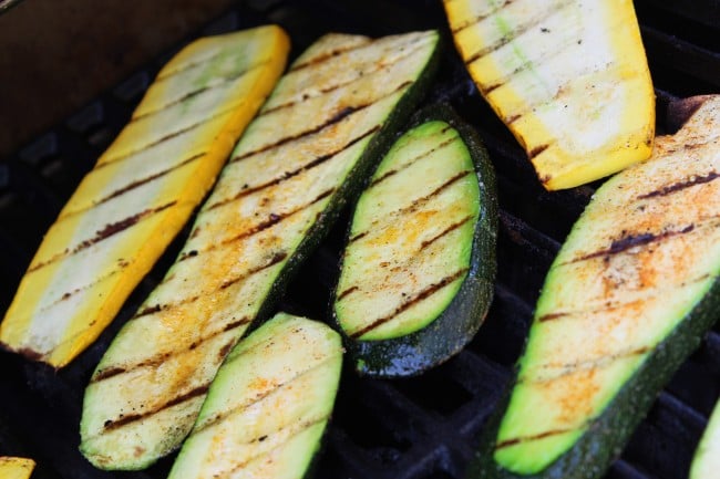 zucchini with grill marks