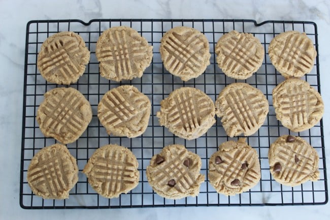 cookies on a cookie rack