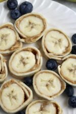 peanut butter and banana roll ups