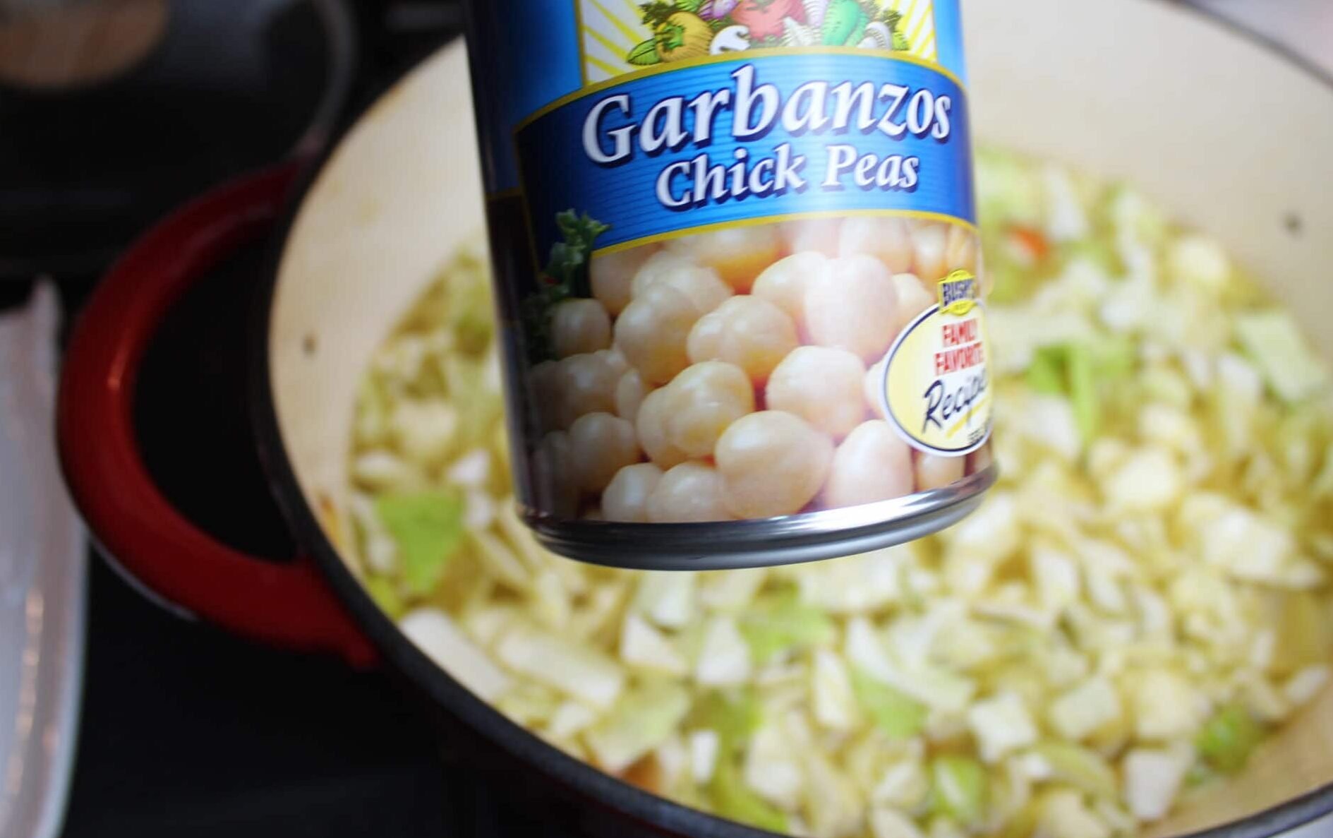 chick peas, also known as garbanzo beans