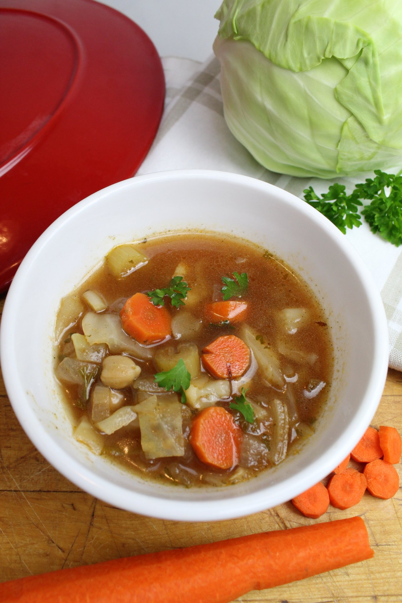 bowl of cabbage soup