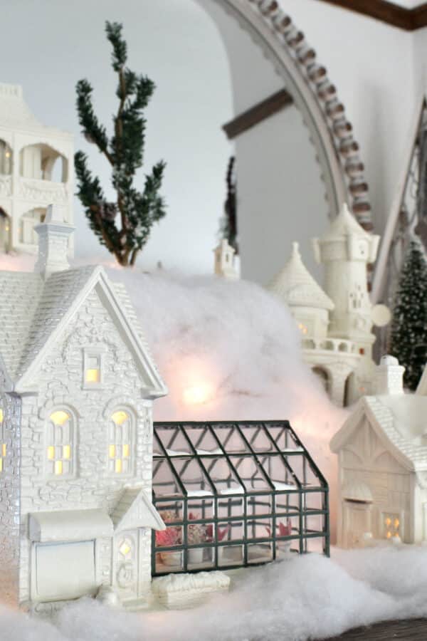 White Christmas village houses - Momcrieff