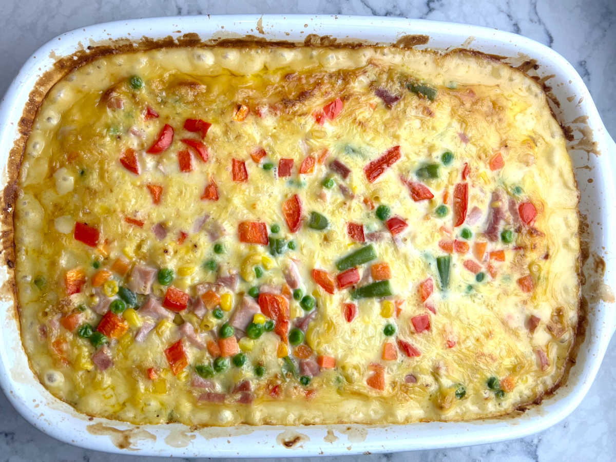 baked ham and swill casserole