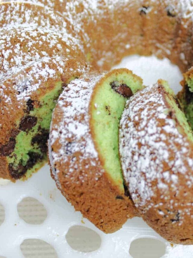 Amazing Pistachio Cake - St. Patrick's Day