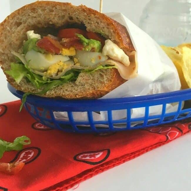lunch sized cobb salad sub recipe
