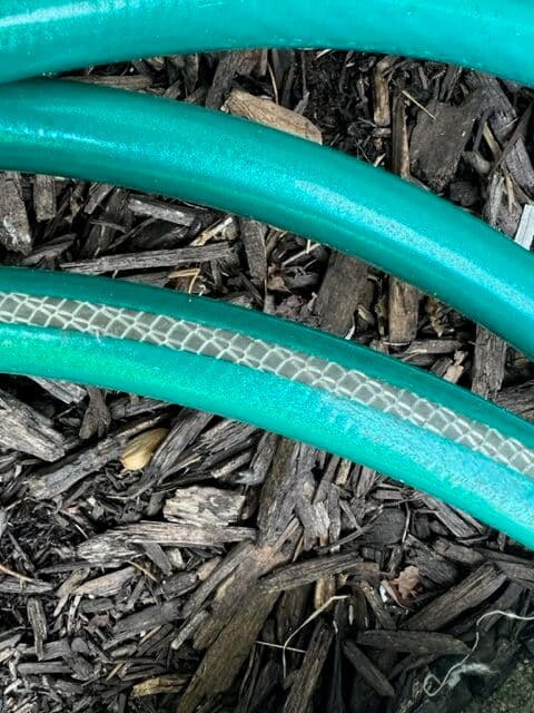 Closeup of neverkink hose