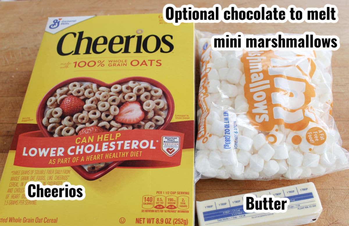marshmallow treat ingredients.