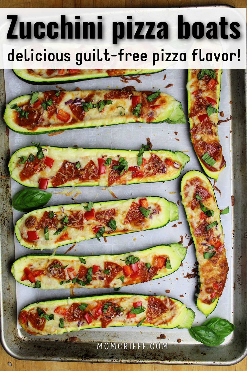 zucchini pizza boats 