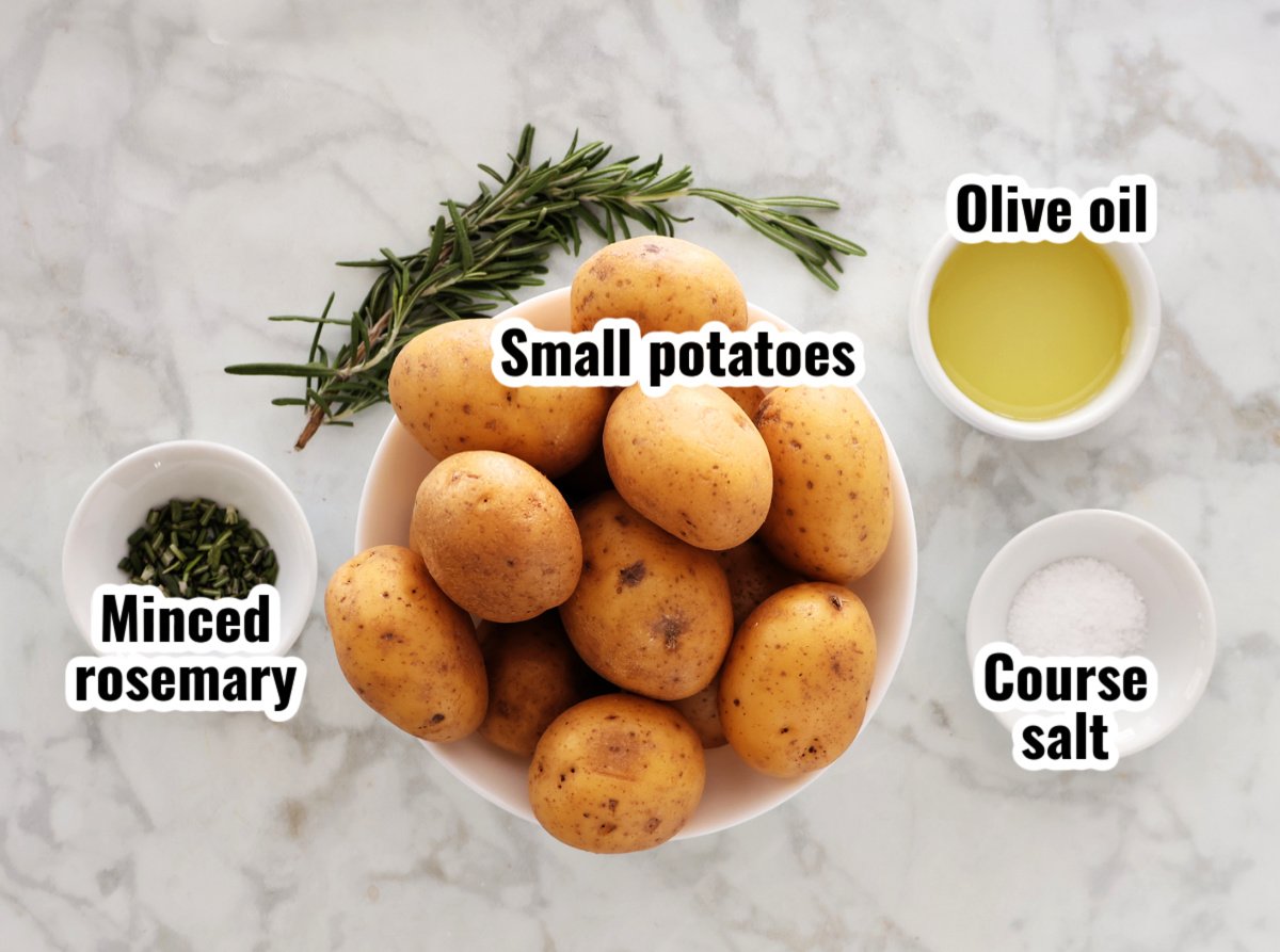 With just a few simple ingredients like potatoes, rosemary, olive oil, and salt, you can create a delicious side dish that complements any meal.