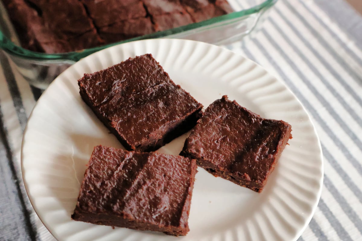 two ingredient pumpkin brownies
