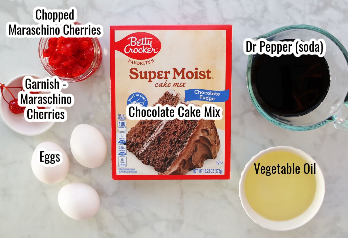 Dr Pepper cake ingredients