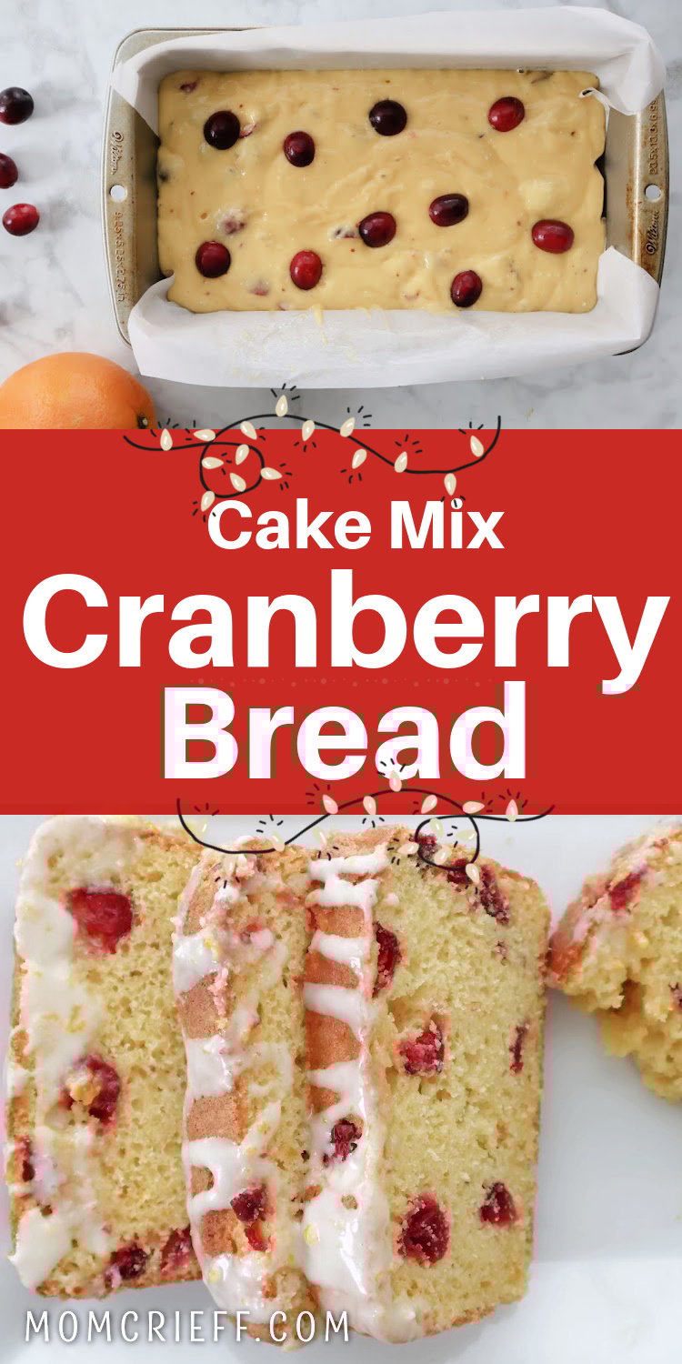 Fresh cranberries and orange zest on a cutting board for cranberry orange bread.