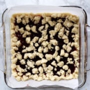 baked raspberry bars