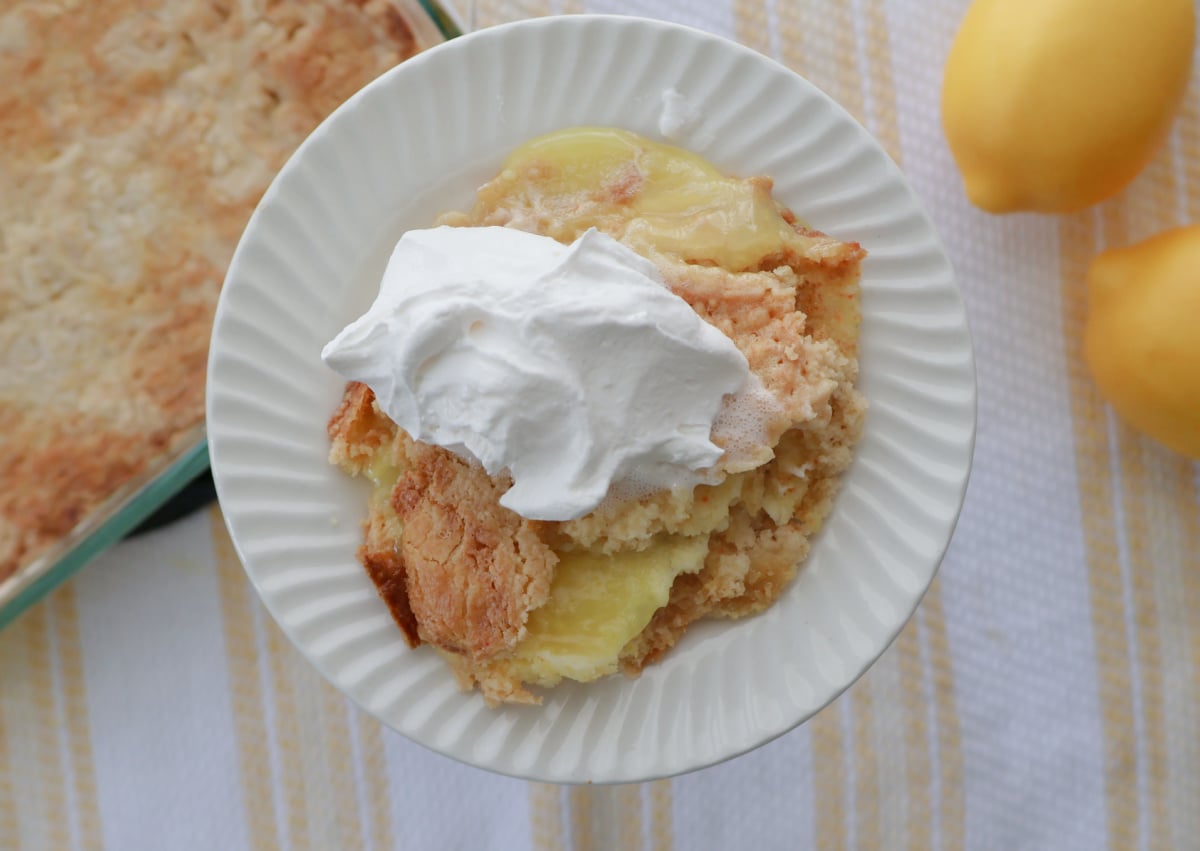 lemon dump cake