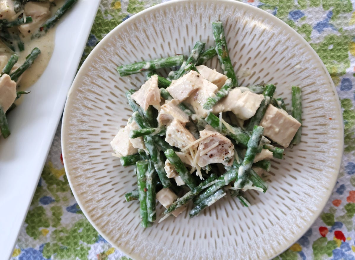 chicken asparagus skillet dish